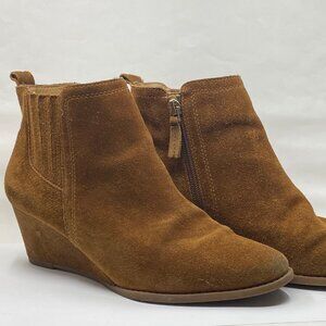 Franco Sarto Welton Wedge Ankle Booties size 8